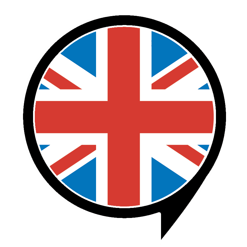 Language bubble Black EN